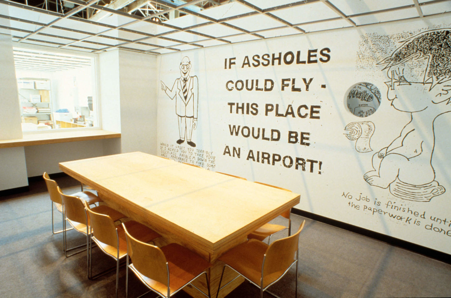 Installation view, Museum of Contemporary Art, Los Angeles, 1992