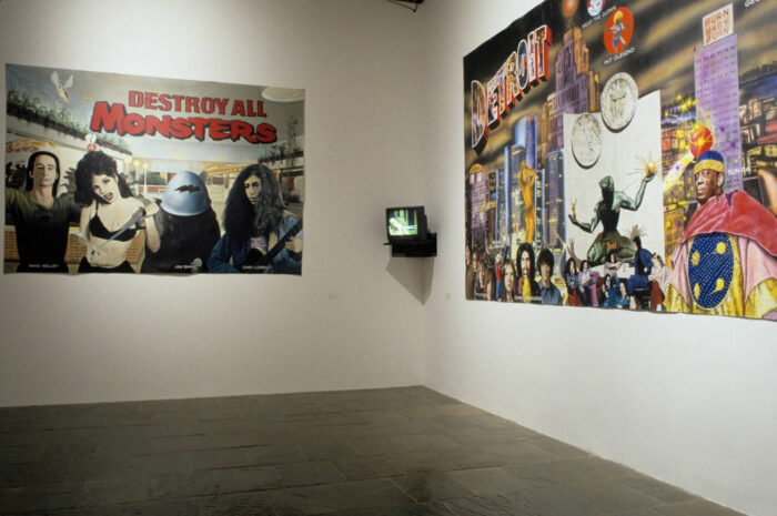 Installation view, Whitney Museum of American Art, 2002.