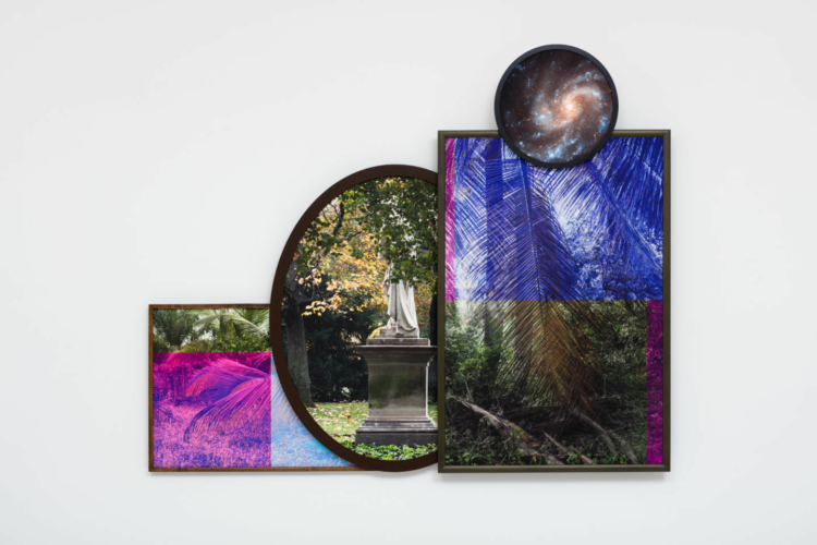 Todd Gray, Euclidean Gris Gris (Tropic of Entropy), 2019, four archival pigment prints in artist’s frames.