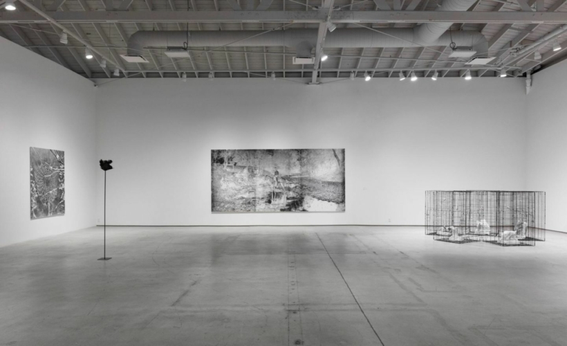 Installation view of Harold Mendez: Let us gather in a flourishing way. Institute of Contemporary Art, Los Angeles, September 26, 2020—January 10, 2021.
