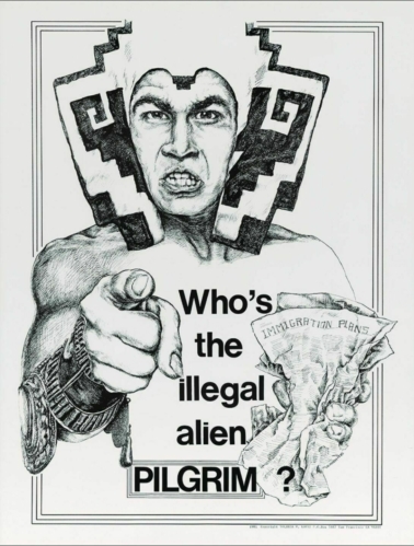 Yolanda M. Lopez, Who’s the Illegal Alien, Pilgrim?, 1981.